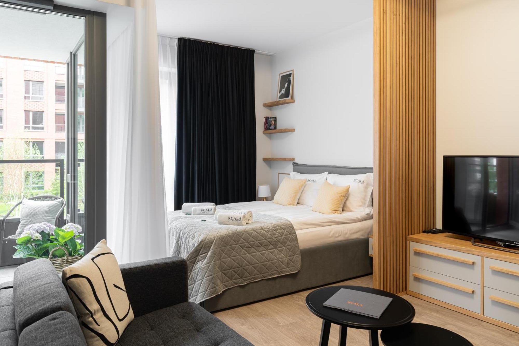 غدانسك Scala 60C City Center Apartments & Studio By Lion Apartments المظهر الخارجي الصورة